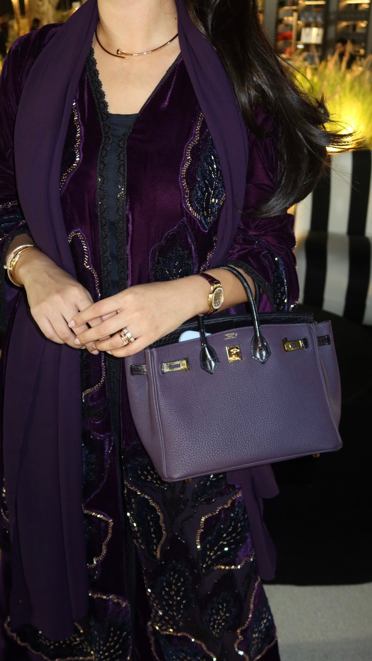 A florals in purple