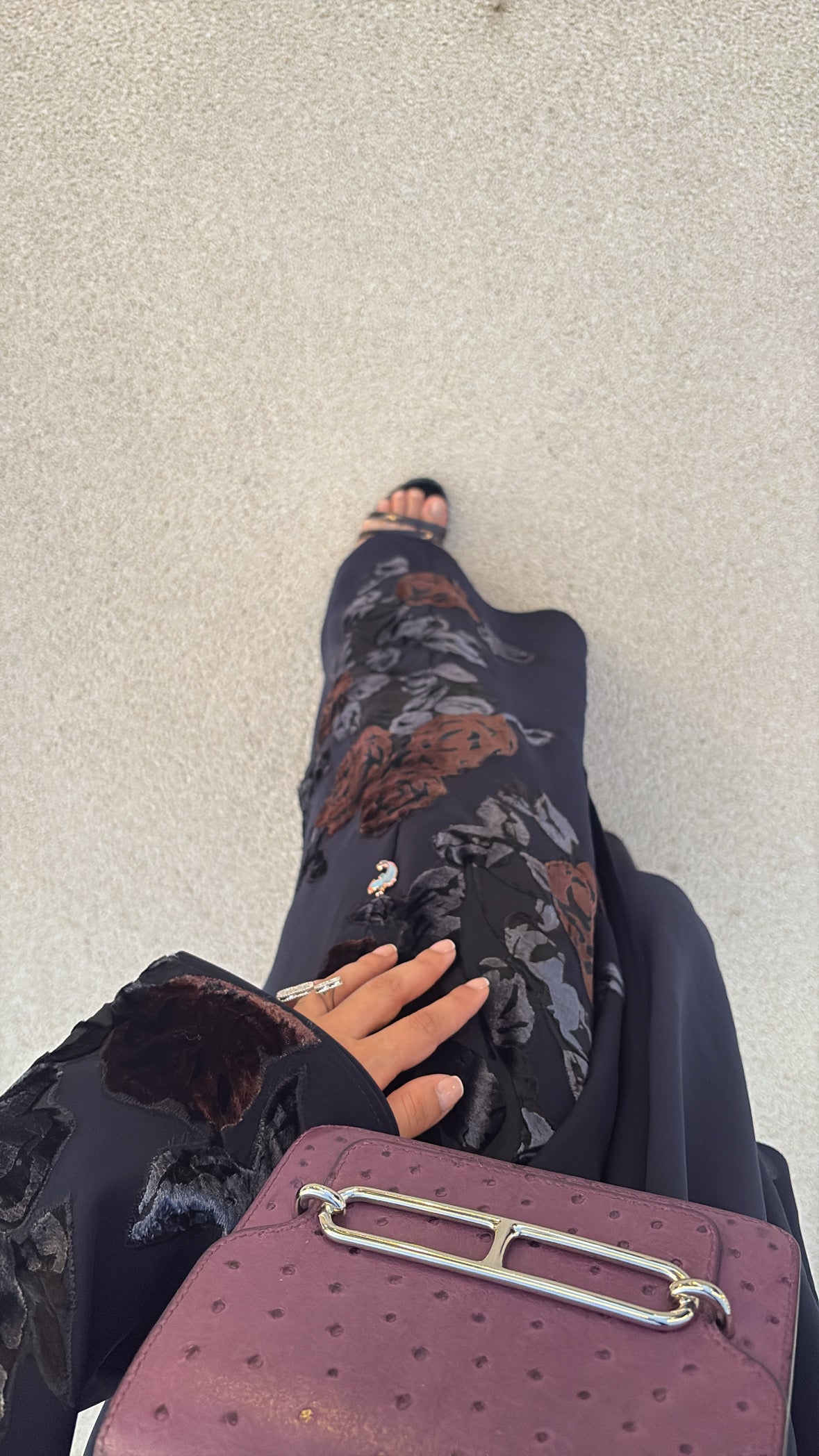 A florals navy