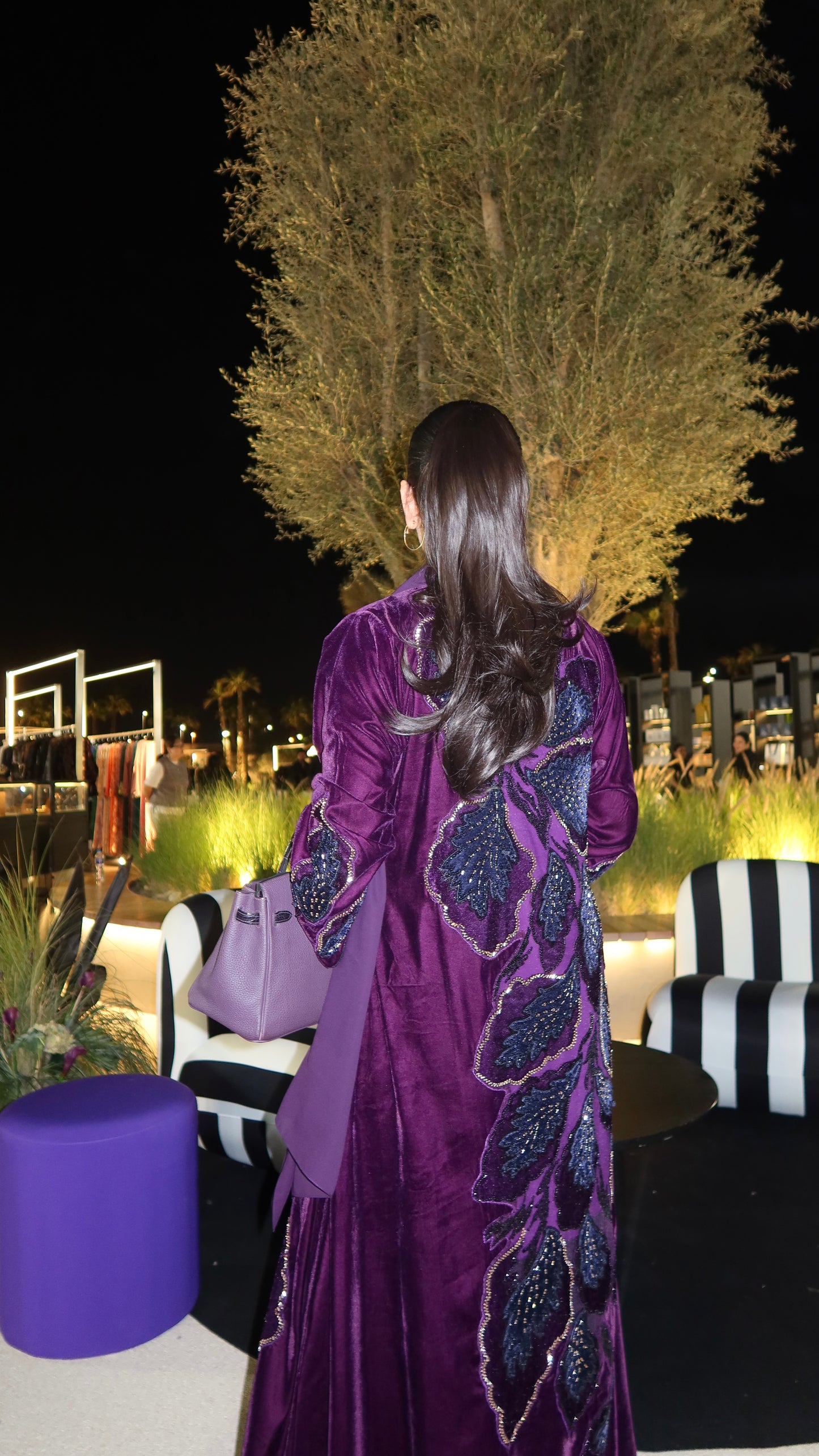 A florals in purple