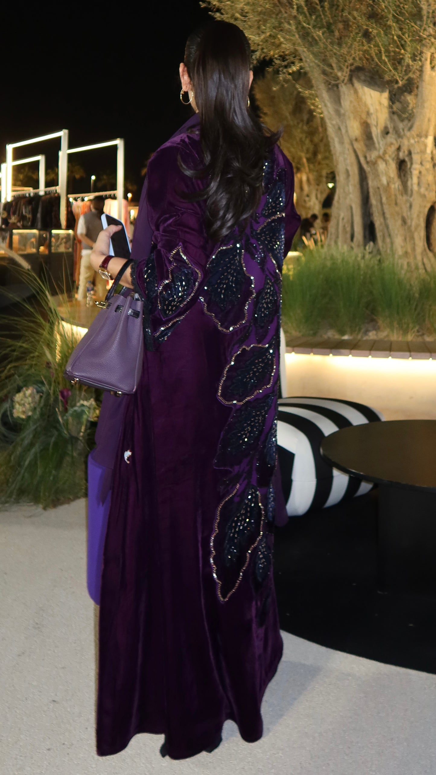 A florals in purple